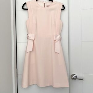 Ted Baker London ‘Meline’ dress sz 2 blush pink side bows